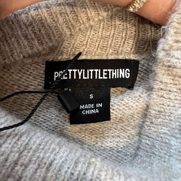 Pretty Little Things Knit Cut Out Maxi Dress Sweater Women's-Size S - Picture 5 of 6